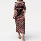 Custom Aotearoa Atua Tumatauenga Puletasi God Of War Koru Patterns