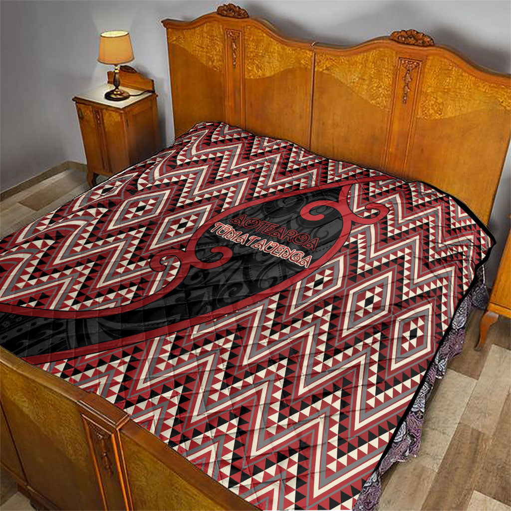 Aotearoa Atua Tumatauenga Quilt God Of War Koru Patterns