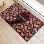 Aotearoa Atua Tumatauenga Rubber Doormat God Of War Koru Patterns