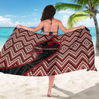 Aotearoa Atua Tumatauenga Sarong God Of War Koru Patterns