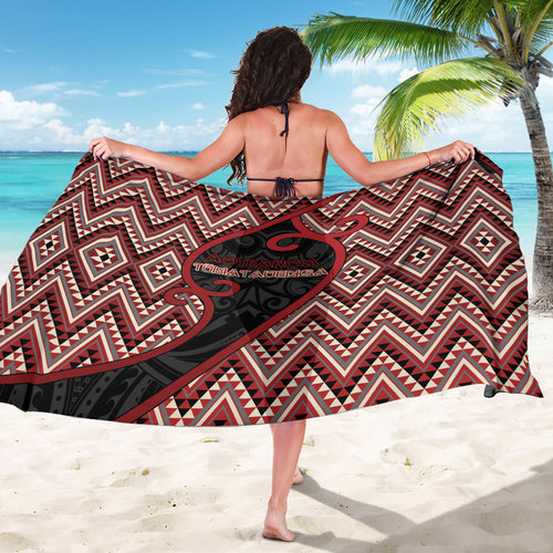 Aotearoa Atua Tumatauenga Sarong God Of War Koru Patterns