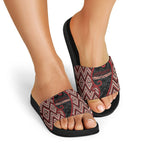 Aotearoa Atua Tumatauenga Slide Sandals God Of War Koru Patterns
