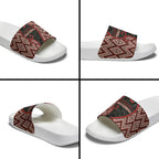 Aotearoa Atua Tumatauenga Slide Sandals God Of War Koru Patterns