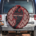 Aotearoa Atua Tumatauenga Spare Tire Cover God Of War Koru Patterns
