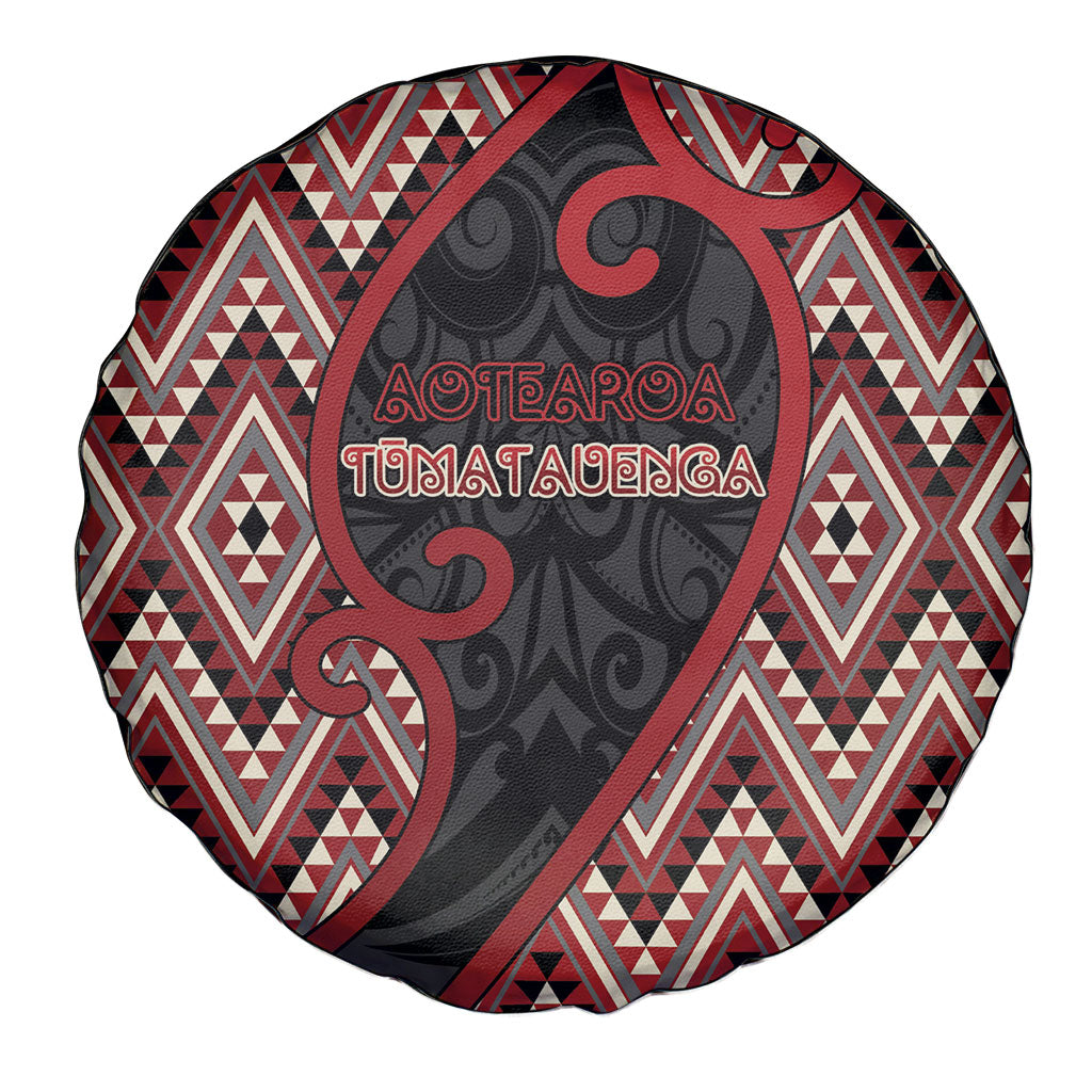Aotearoa Atua Tumatauenga Spare Tire Cover God Of War Koru Patterns