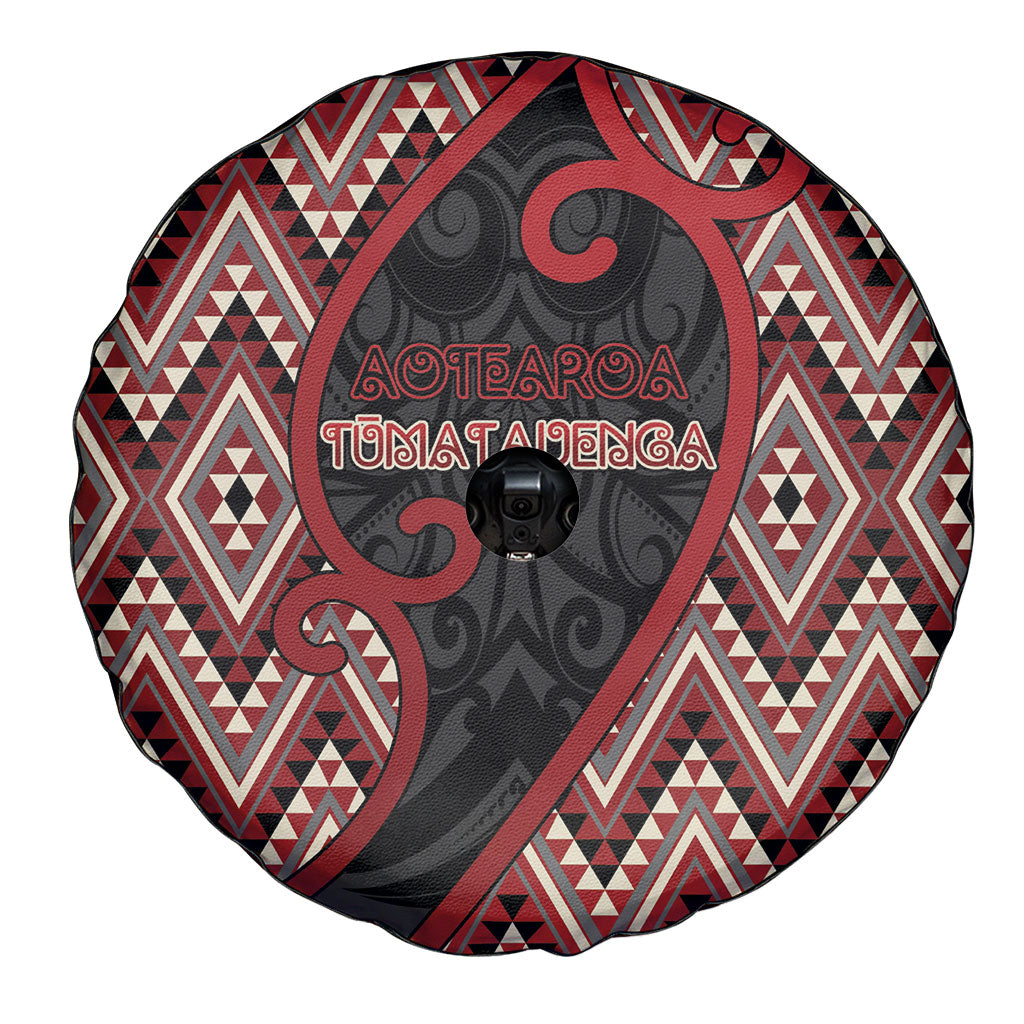 Aotearoa Atua Tumatauenga Spare Tire Cover God Of War Koru Patterns