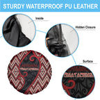 Aotearoa Atua Tumatauenga Spare Tire Cover God Of War Koru Patterns