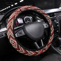 Aotearoa Atua Tumatauenga Steering Wheel Cover God Of War Koru Patterns