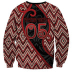 Custom Aotearoa Atua Tumatauenga Sweatshirt God Of War Koru Patterns