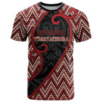 Custom Aotearoa Atua Tumatauenga T Shirt God Of War Koru Patterns