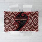 Aotearoa Atua Tumatauenga Tablecloth God Of War Koru Patterns