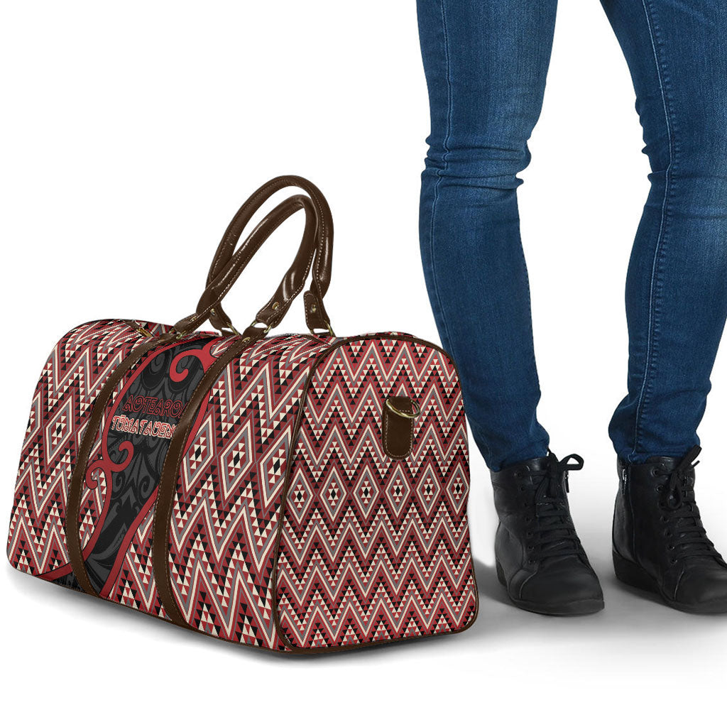 Aotearoa Atua Tumatauenga Travel Bag God Of War Koru Patterns