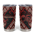 Custom Aotearoa Atua Tumatauenga Tumbler Cup God Of War Koru Patterns