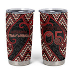 Custom Aotearoa Atua Tumatauenga Tumbler Cup God Of War Koru Patterns