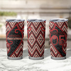 Custom Aotearoa Atua Tumatauenga Tumbler Cup God Of War Koru Patterns
