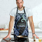Aotearoa Atua Tangaroa Apron God Of Ocean Koru Patterns