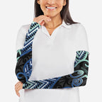 Custom Aotearoa Atua Tangaroa Arm Sleeves God Of Ocean Koru Patterns