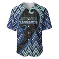 Custom Aotearoa Atua Tangaroa Baseball Jersey God Of Ocean Koru Patterns