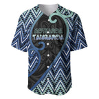 Custom Aotearoa Atua Tangaroa Baseball Jersey God Of Ocean Koru Patterns