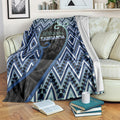 Aotearoa Atua Tangaroa Blanket God Of Ocean Koru Patterns