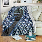 Aotearoa Atua Tangaroa Blanket God Of Ocean Koru Patterns