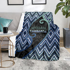 Aotearoa Atua Tangaroa Blanket God Of Ocean Koru Patterns