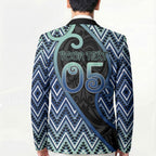 Custom Aotearoa Atua Tangaroa Blazer God Of Ocean Koru Patterns