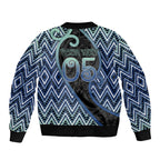 Custom Aotearoa Atua Tangaroa Bomber Jacket God Of Ocean Koru Patterns