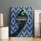 Aotearoa Atua Tangaroa Canvas Wall Art God Of Ocean Koru Patterns