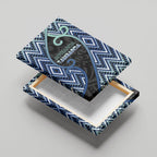 Aotearoa Atua Tangaroa Canvas Wall Art God Of Ocean Koru Patterns