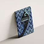 Aotearoa Atua Tangaroa Canvas Wall Art God Of Ocean Koru Patterns