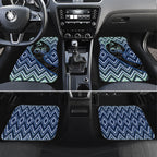 Custom Aotearoa Atua Tangaroa Car Mats God Of Ocean Koru Patterns
