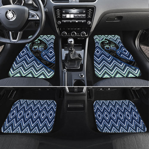 Custom Aotearoa Atua Tangaroa Car Mats God Of Ocean Koru Patterns