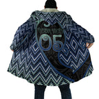 Custom Aotearoa Atua Tangaroa Cloak God Of Ocean Koru Patterns