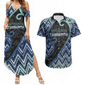 Custom Aotearoa Atua Tangaroa Couples Matching Summer Maxi Dress and Hawaiian Shirt God Of Ocean Koru Patterns