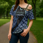 Custom Aotearoa Atua Tangaroa Cross Shoulder Shirt God Of Ocean Koru Patterns