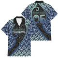Custom Aotearoa Atua Tangaroa Family Matching Mermaid Dress and Hawaiian Shirt God Of Ocean Koru Patterns