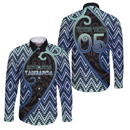Custom Aotearoa Atua Tangaroa Family Matching Summer Maxi Dress and Hawaiian Shirt God Of Ocean Koru Patterns