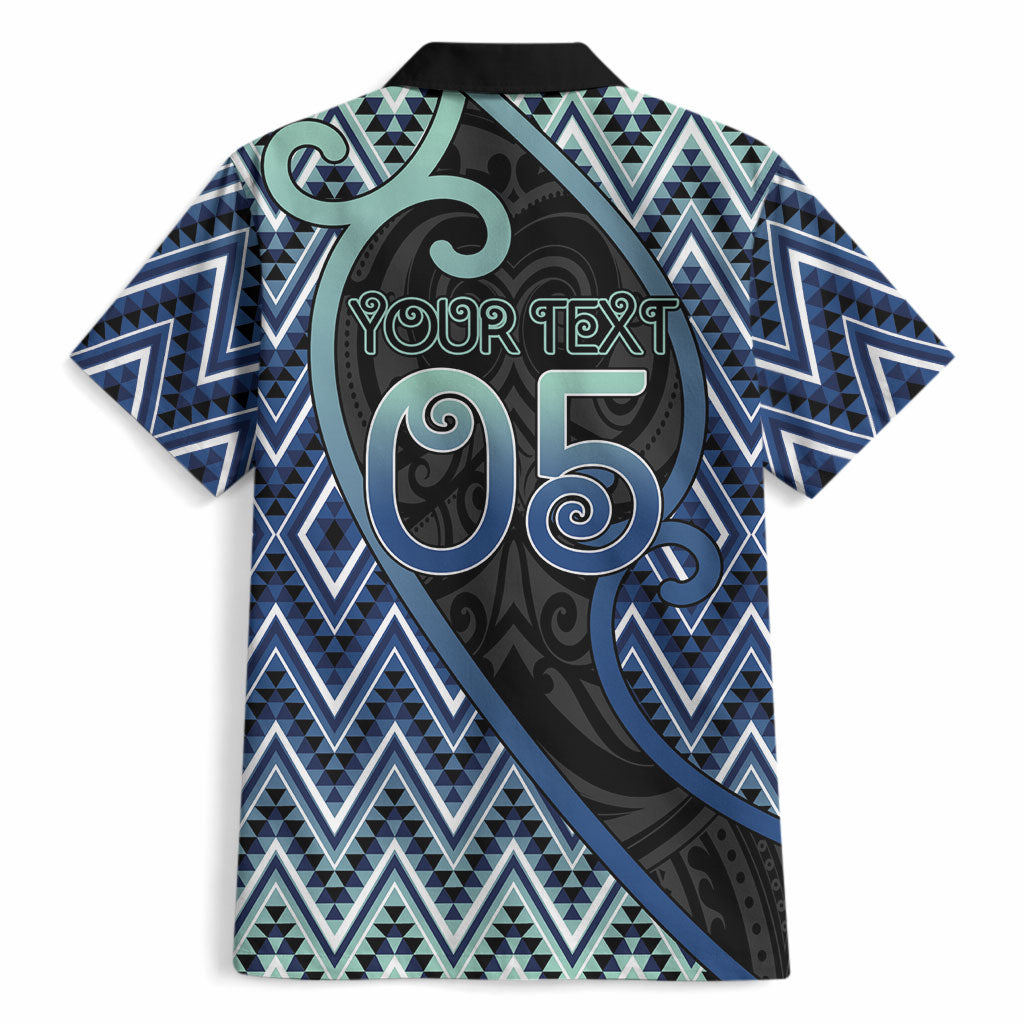 Custom Aotearoa Atua Tangaroa Hawaiian Shirt God Of Ocean Koru Patterns