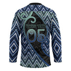Custom Aotearoa Atua Tangaroa Hockey Jersey God Of Ocean Koru Patterns