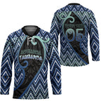Custom Aotearoa Atua Tangaroa Hockey Jersey God Of Ocean Koru Patterns