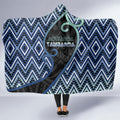 Aotearoa Atua Tangaroa Hooded Blanket God Of Ocean Koru Patterns