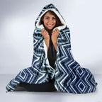 Aotearoa Atua Tangaroa Hooded Blanket God Of Ocean Koru Patterns