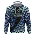 Custom Aotearoa Atua Tangaroa Hoodie God Of Ocean Koru Patterns