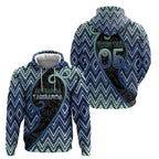 Custom Aotearoa Atua Tangaroa Hoodie God Of Ocean Koru Patterns