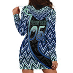 Custom Aotearoa Atua Tangaroa Hoodie Dress God Of Ocean Koru Patterns