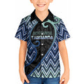 Custom Aotearoa Atua Tangaroa Kid Hawaiian Shirt God Of Ocean Koru Patterns