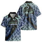 Custom Aotearoa Atua Tangaroa Kid Hawaiian Shirt God Of Ocean Koru Patterns