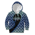 Custom Aotearoa Atua Tangaroa Kid Hoodie God Of Ocean Koru Patterns