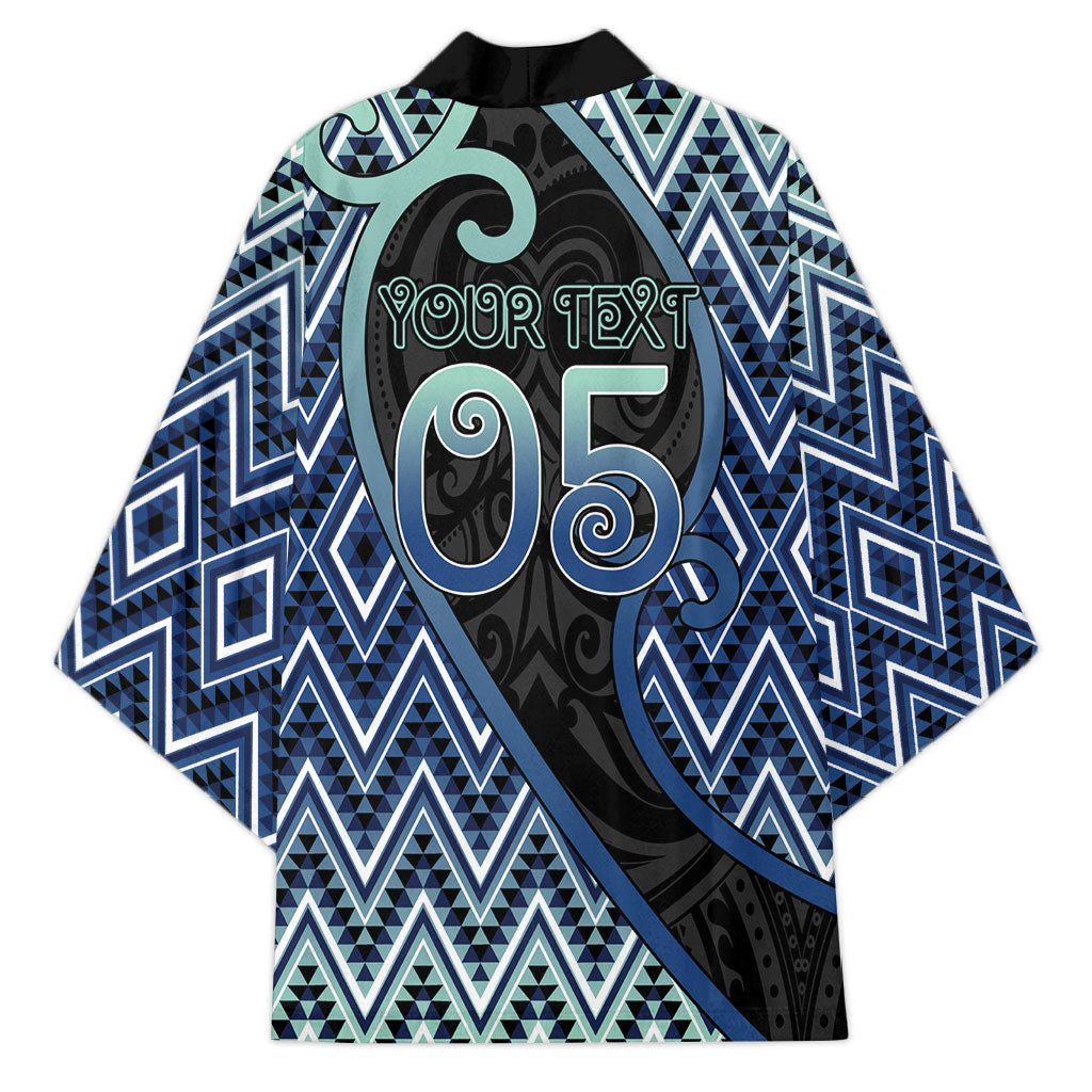 Custom Aotearoa Atua Tangaroa Kimono God Of Ocean Koru Patterns